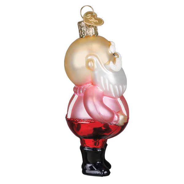 Santa In Suspenders Ornament - - Christmas >> Ornaments >> Licensed