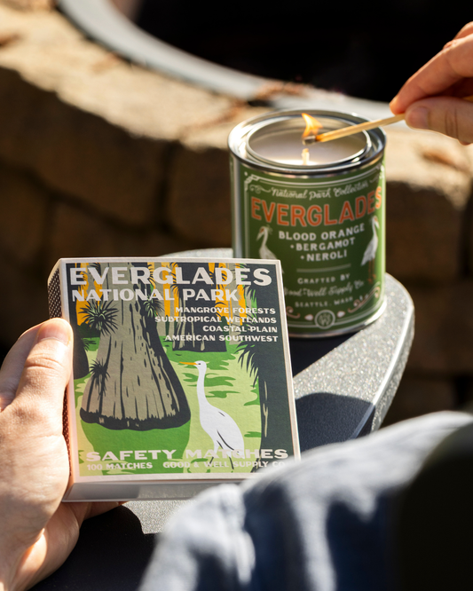 Everglades Vintage National Park Cabin Matches - - matches