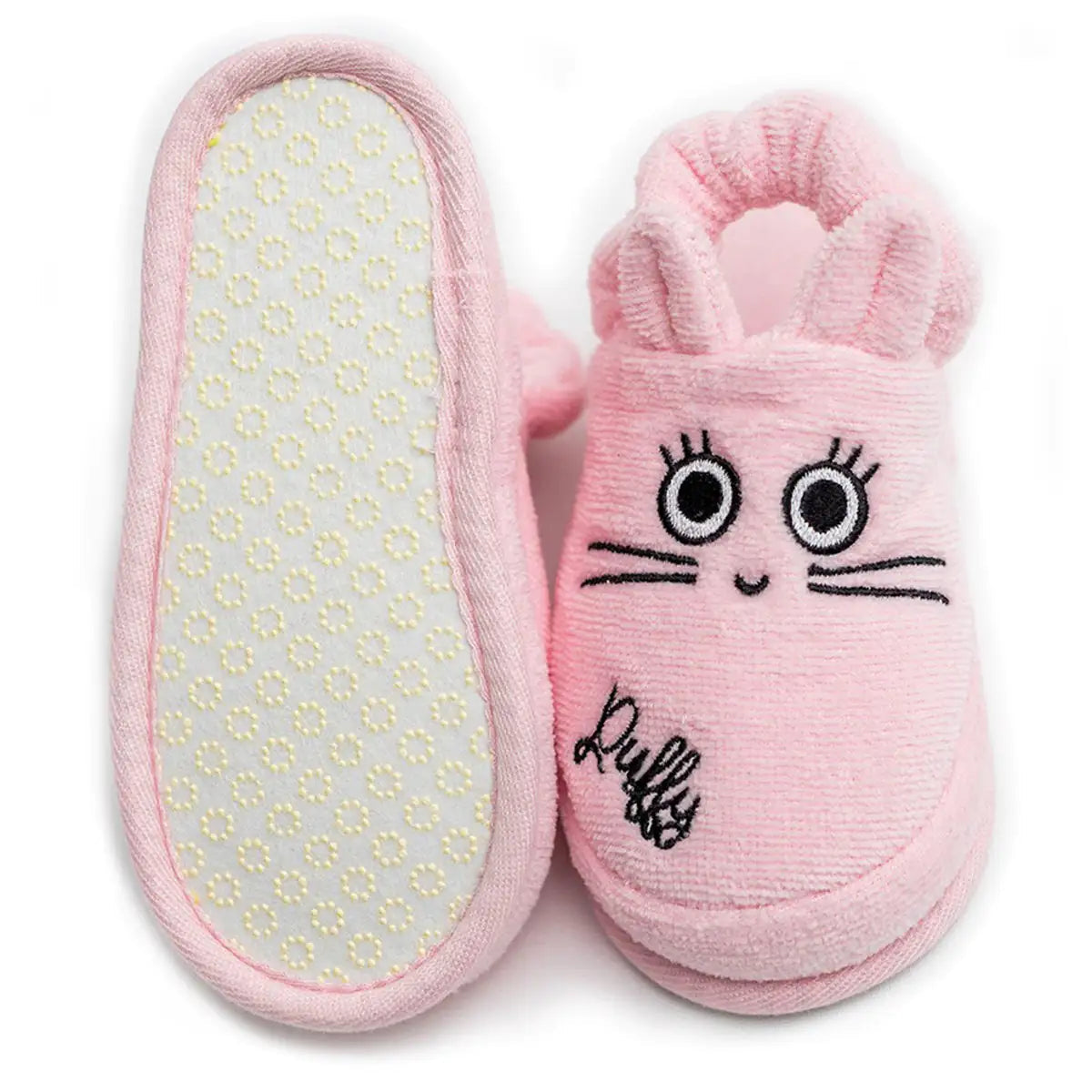 Milk and Moo Chancin Rabbit Toddler Slippers - Kia Day Design