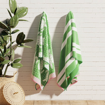 Cotton Velour Beach Towel - Maui Collection - - Beach Towels