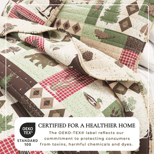 Wilder Collection Lodge Quilt Set - - Quilts