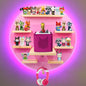 Taladad for TonieBox and Tonie Shelf Display Shelf RGB LED Light Storage - shelf with LED Light - Shelf