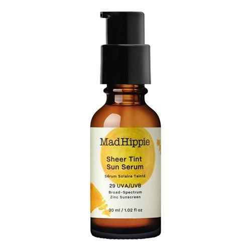 Mad Hippie Sheer Tint (Light/Medium) Spf 29+ Sun Serum, Vitamin C & Hyaluronic Acid, Zinc Oxide Sunscreen, Reef-Safe, 1.02 Oz - - Skin Care