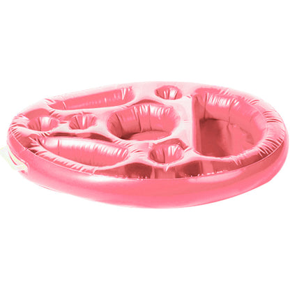 Pineapple Pool Drink Holder & Floating Snack Tray - Pink 1 PCS - pool float