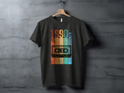 Vintage Cassette Tape with 1990s Design Retro T-Shirt- Cloud 16 Clothing Co.- {{Product type}}