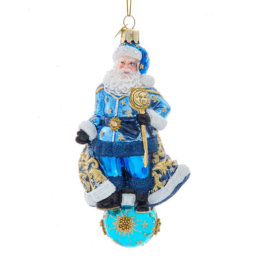 Bellissimo Glass Celestial Santa Ornament - Default Title - Christmas >> Ornaments >> Glass