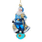 Bellissimo Glass Celestial Santa Ornament - Default Title - Christmas >> Ornaments >> Glass