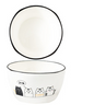 PurrfectCat Ceramic Dining Bowls - I - bowls