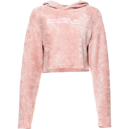 Chic Pink Embroidered Hoodie for Women - Pink (top) Uniform size - shirt