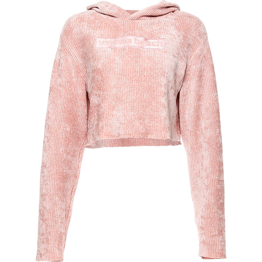 Chic Pink Embroidered Hoodie for Women - Pink (top) Uniform size - shirt