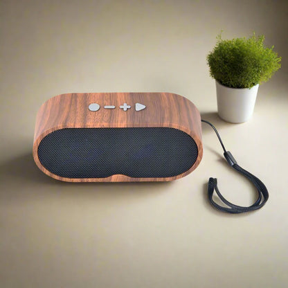 Small Speaker Retro Wireless Wooden Bluetooth