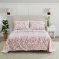 Watercolor Floral Sheet Set - Delia Collection - Watercolor Flowers - Desert Rose - Sheets