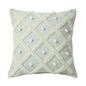 Moroccan Tufted Sphere Pillow - Chic Cushion Case - White - pillow cover