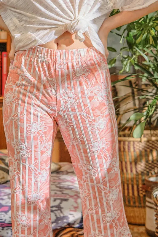And The Why Wrinkle-Free Stretch Bell Bottom Flare Pants - -