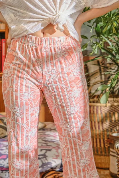 And The Why Wrinkle-Free Stretch Bell Bottom Flare Pants - -