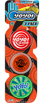 1 Pack of 3 JA-RU Yoyo Professional Bundle Yo-Yos Set - Bundle of 3 1 Pack of 3 - yo-yo