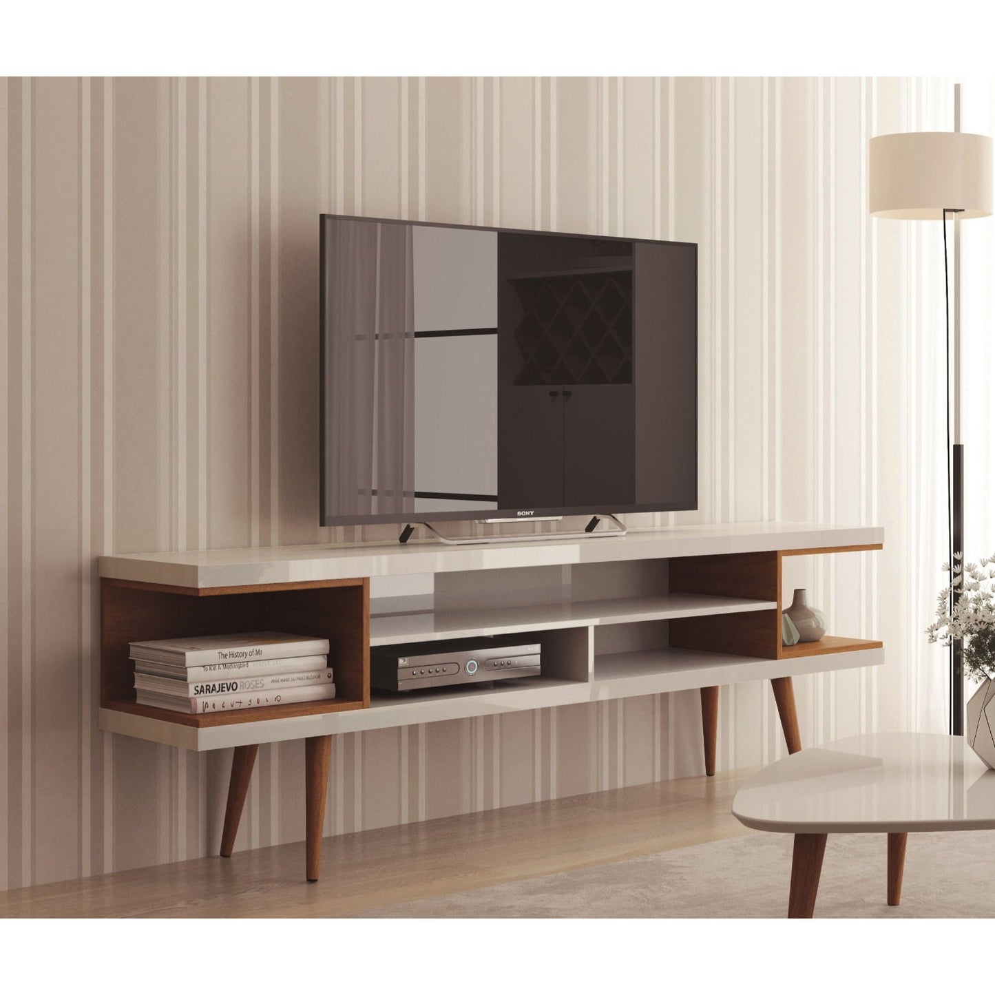 Utopia - Mid-Century Modern TV Stand- HouseOfZazla- {{Product type}}
