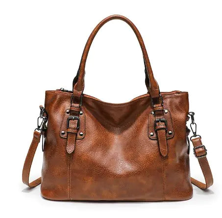 Genuine Leather Women's Shoulder and Crossbody Bag