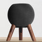 Black Walnut Mini-Mid-Century Style Wooden Dock with Metal Frame - Kia Day Design