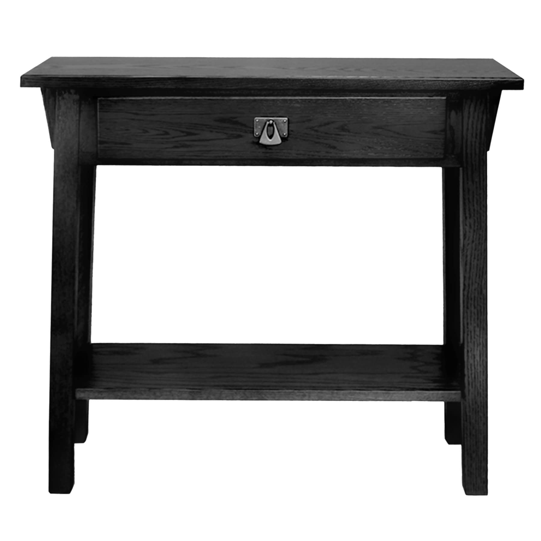Leick Home Slate Mission Console Table - Rectangular Slate 10 in x 30 in x 28 in -