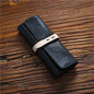 Handmade Genuine Leather Roll Pencil Case