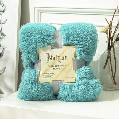 2 Ply Shaggy Fleece Super Soft PV Plush Blankets