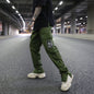 Vintage Embroidered Pocket Cargo Pants - Army Green L - pants
