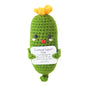 Charming Woven Cucumber Doll - Cucumber Flower Doll 11cm - decor