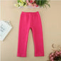 Girls Cotton Candy Color Pants dark pink