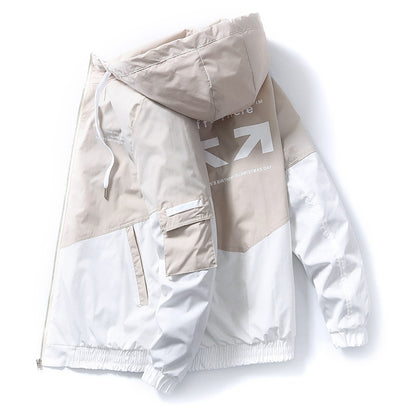 Mens Lightweight Seasonal Jacket - On beige 3XL - jacket