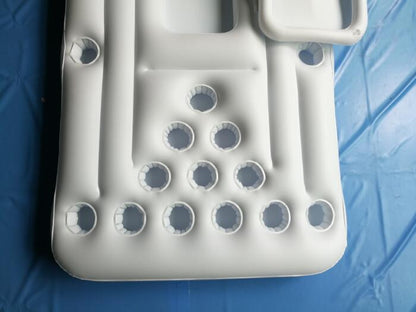 Inflatable Beer Pong Pool Table with Cooler - - pool game