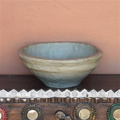 Paper Mache Bowl - - Bowls