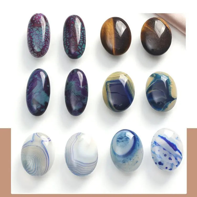 Crystal Agate Pulls Knobs Genuine Agate Drawer Knobs