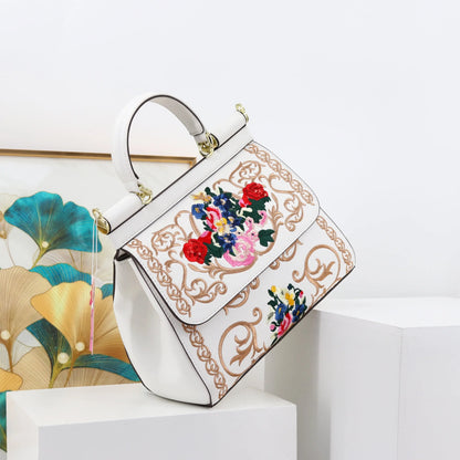 Daily Handbags for Women Embroidery Ladies Bags Female Bags