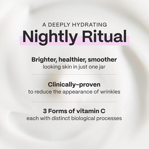 Mad Hippie Triple C Night Cream – Face Moisturizer, Skin-Brightening, Anti-Aging Skin Care With 3 Forms Of Vitamin C, 2.1 Oz - - Skin Care