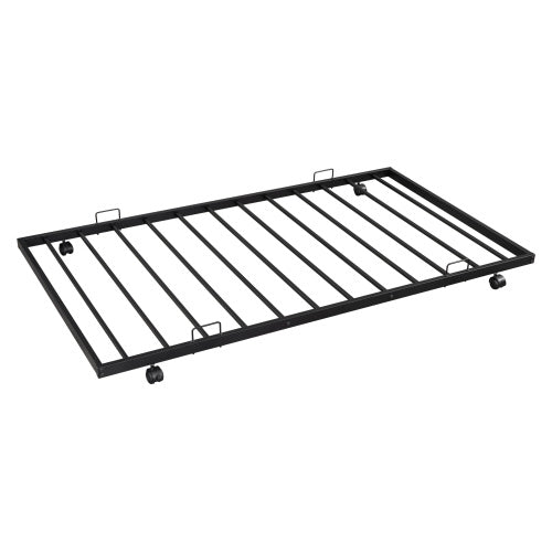 Metal Double Day Bed With Rollers - - day bed
