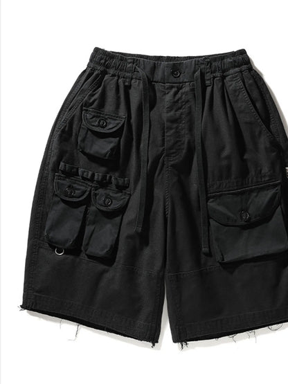Men's Multi Pockets Shorts - -