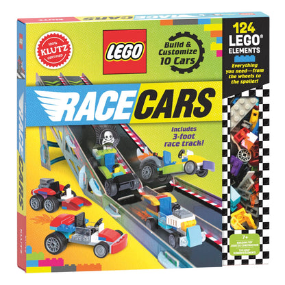 KLUTZ Lego Race Cars STEM Activity Kit - - toy car