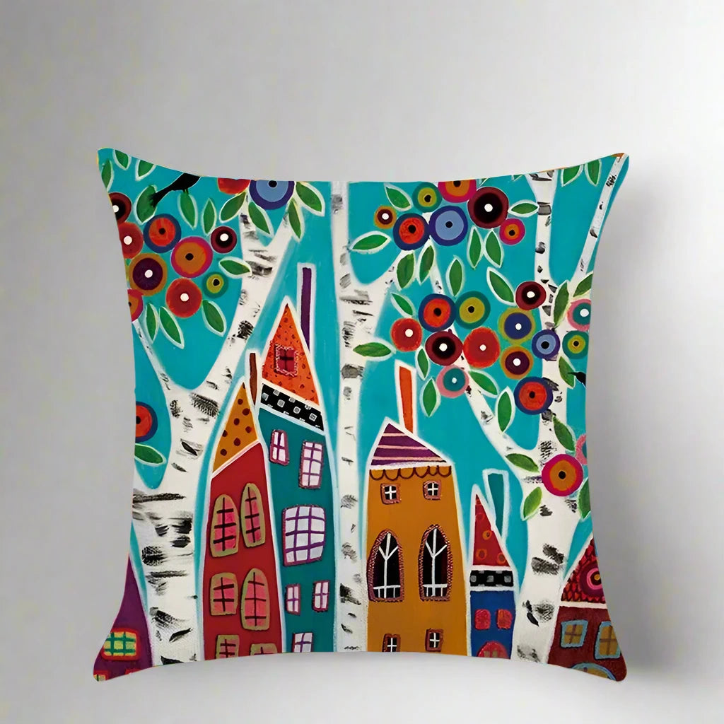 Fashion Pillow Cases Fabric Linen Home Pillow Case Cover Cushion