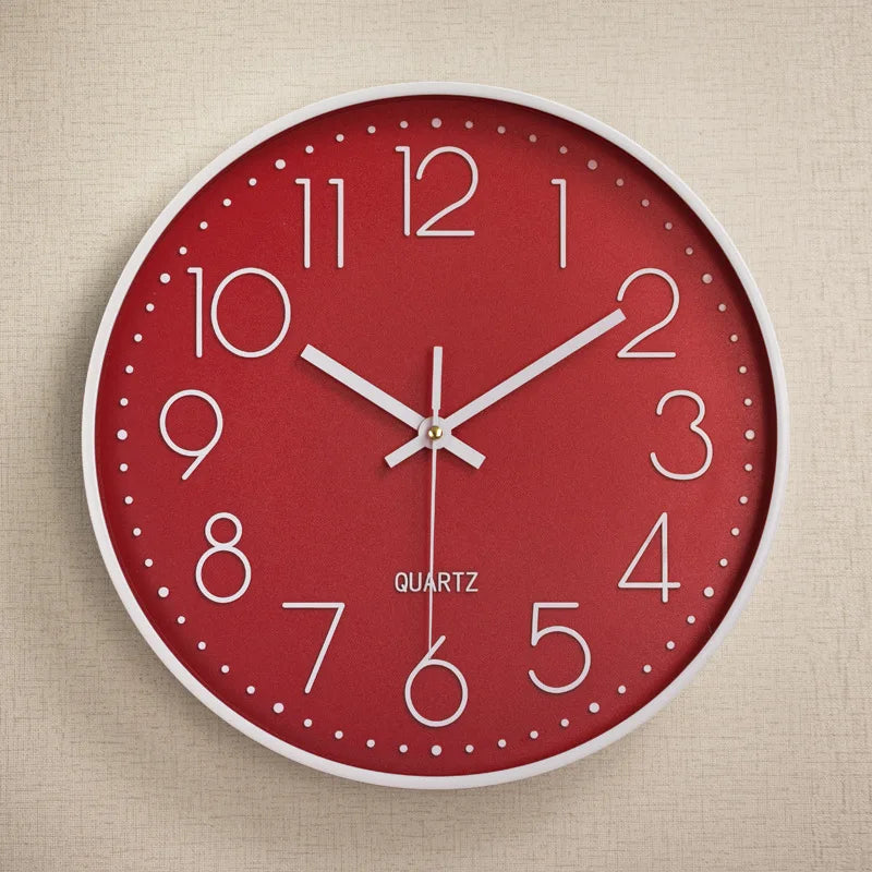 10 Inch Aesthetic Minimalist Large Mechanic Clock Wall