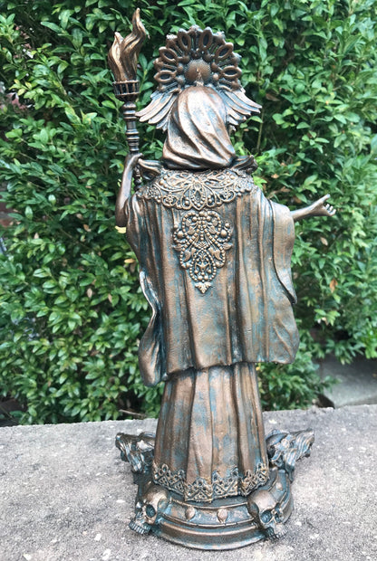Hecate, Goddess of Witchcraft and Magic Statue, Resin Sculpture | Mythical Goddess Figurine | Folklore Altar Statue for Gothic Home Decor - -