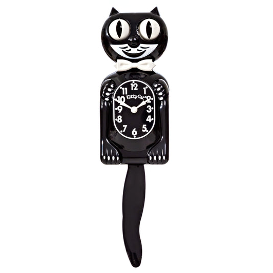 Kit Cat Klock Classic Black-Small - - wall clock