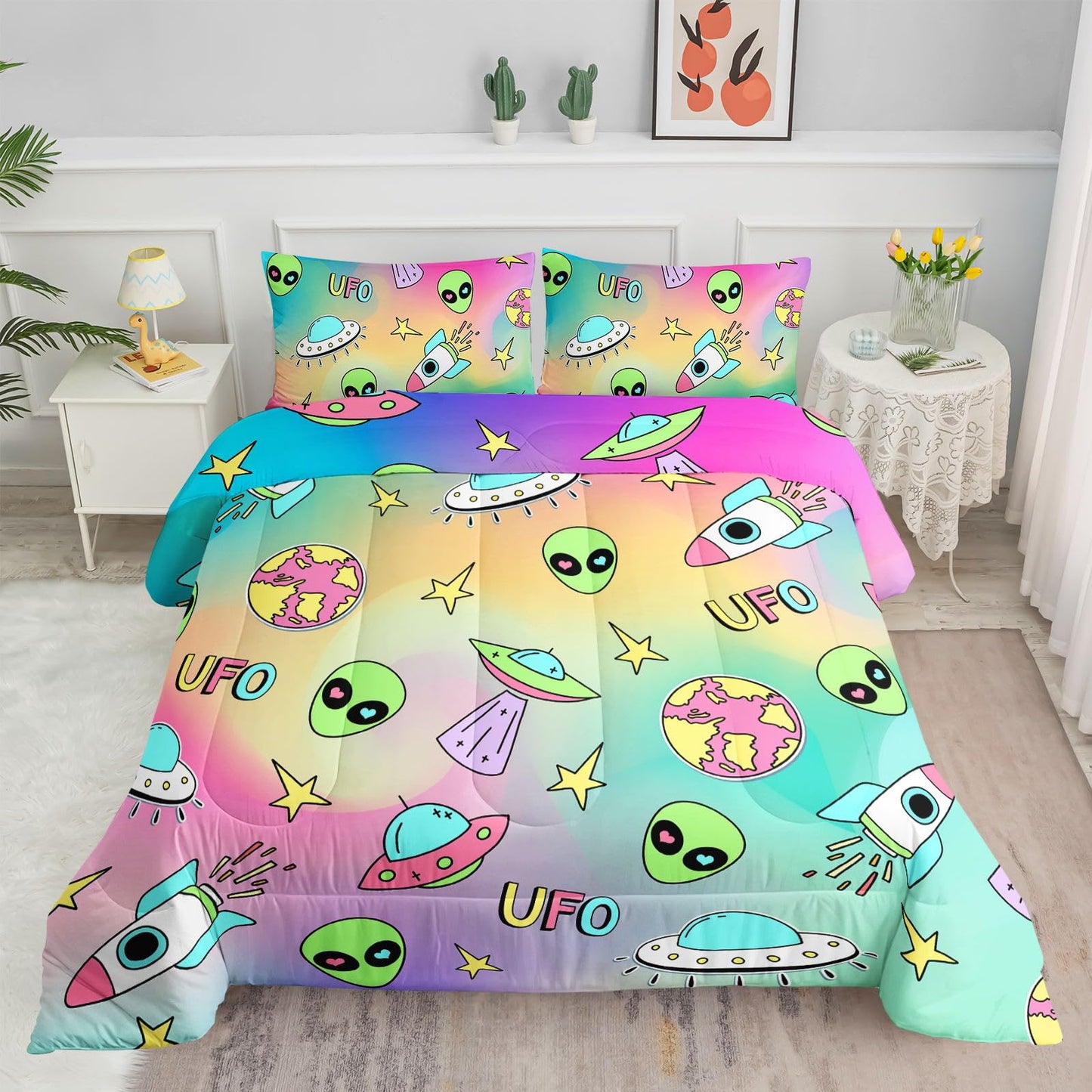 Galactic Dreams Kids Comforter Set - - comforter