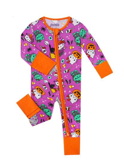 PoshTOT Sanrio Hello Kitty Milk Bamboo Baby Convertible Zippy Romper - 18-24M - Zippy Romper