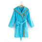 Milk and Moo Cool Koala Kids Robe Turquoise