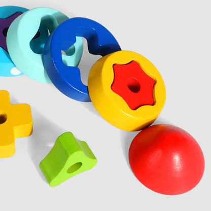 Wooden Rocket Sorting Toy Kia Day Design