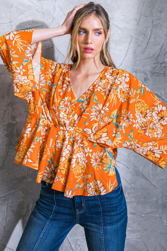 FIND YOU WELL WOVEN TOP - RUST - TOPS