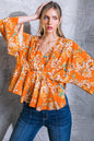 FIND YOU WELL WOVEN TOP - RUST - TOPS