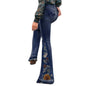 70s High Waist Flare Jeans for Women - 01-dark Blue Jeans for Women Small - Women's Fashion - Women's Clothing - Bottoms - Jeans