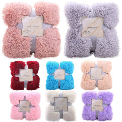 2 Ply Shaggy Fleece Super Soft PV Plush Blankets